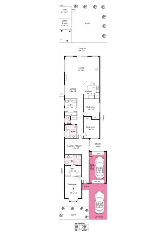 Floorplan of Homely house listing, 28a Condada Avenue, Park Holme SA 5043