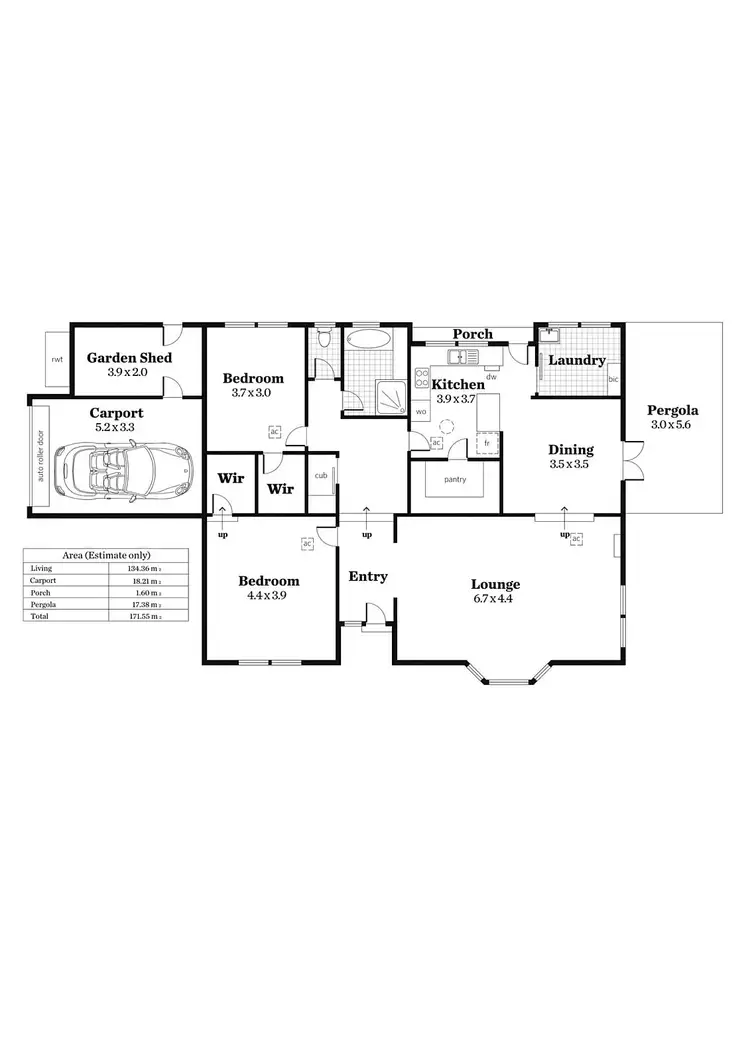Floorplan of Homely house listing, 5 Rowlands Hill Road, Coromandel Valley SA 5051