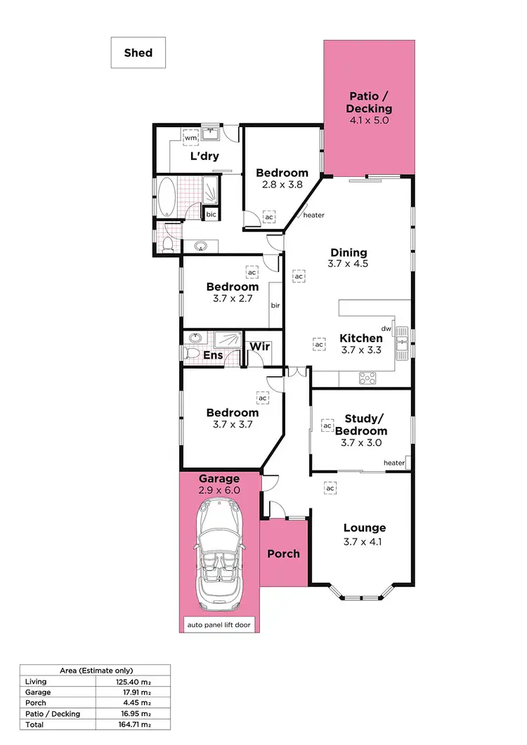 Floorplan of Homely house listing, 25 Aish Close, Newton SA 5074