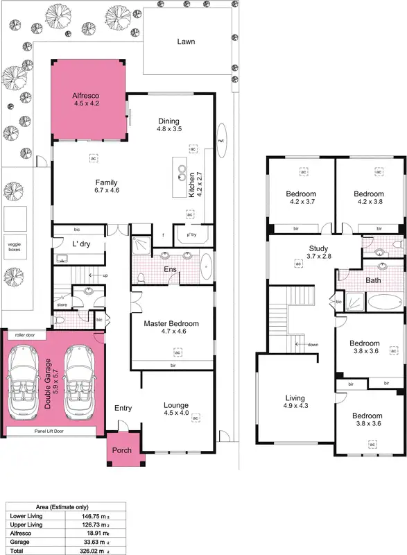 Floorplan of Homely house listing, 13 Bonython Way, Craigburn Farm SA 5051