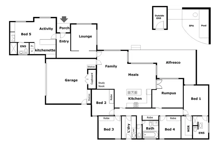 Floorplan of Homely house listing, 11 Settlement Drive, Duffy ACT 2611