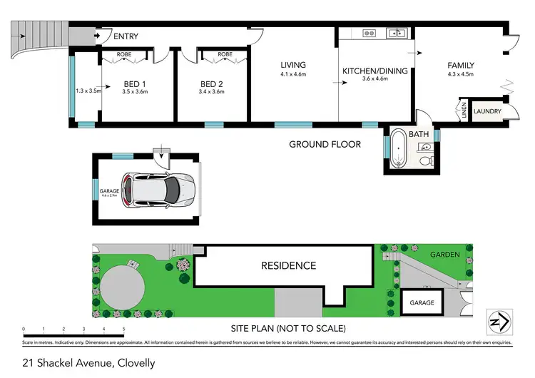 Floorplan of Homely house listing, 21 Shackel Avenue, Clovelly NSW 2031