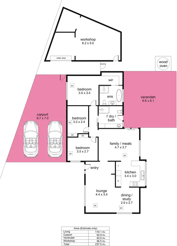 Floorplan of Homely house listing, 33 Doulton Drive, Trott Park SA 5158