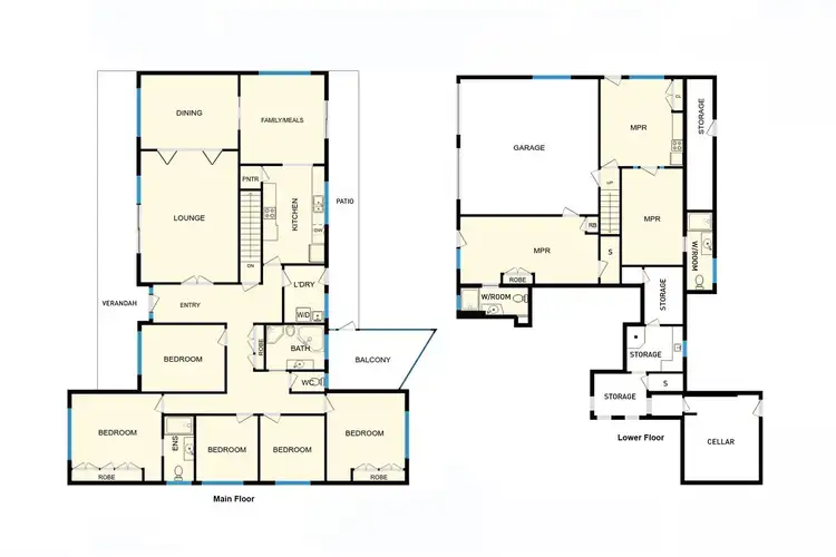 Floorplan of Homely house listing, 43 Springvale  Drive, Weetangera ACT 2614