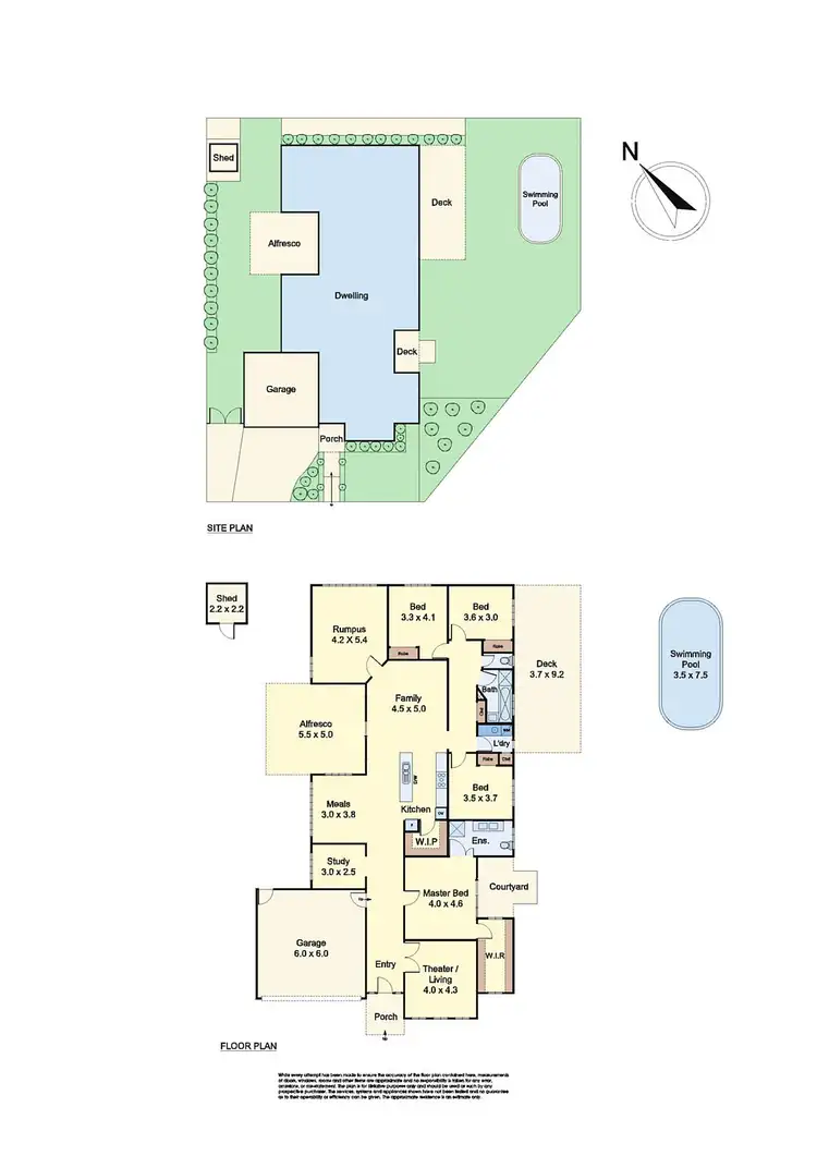 Floorplan of Homely house listing, 9 Hughes Road, Doreen VIC 3754