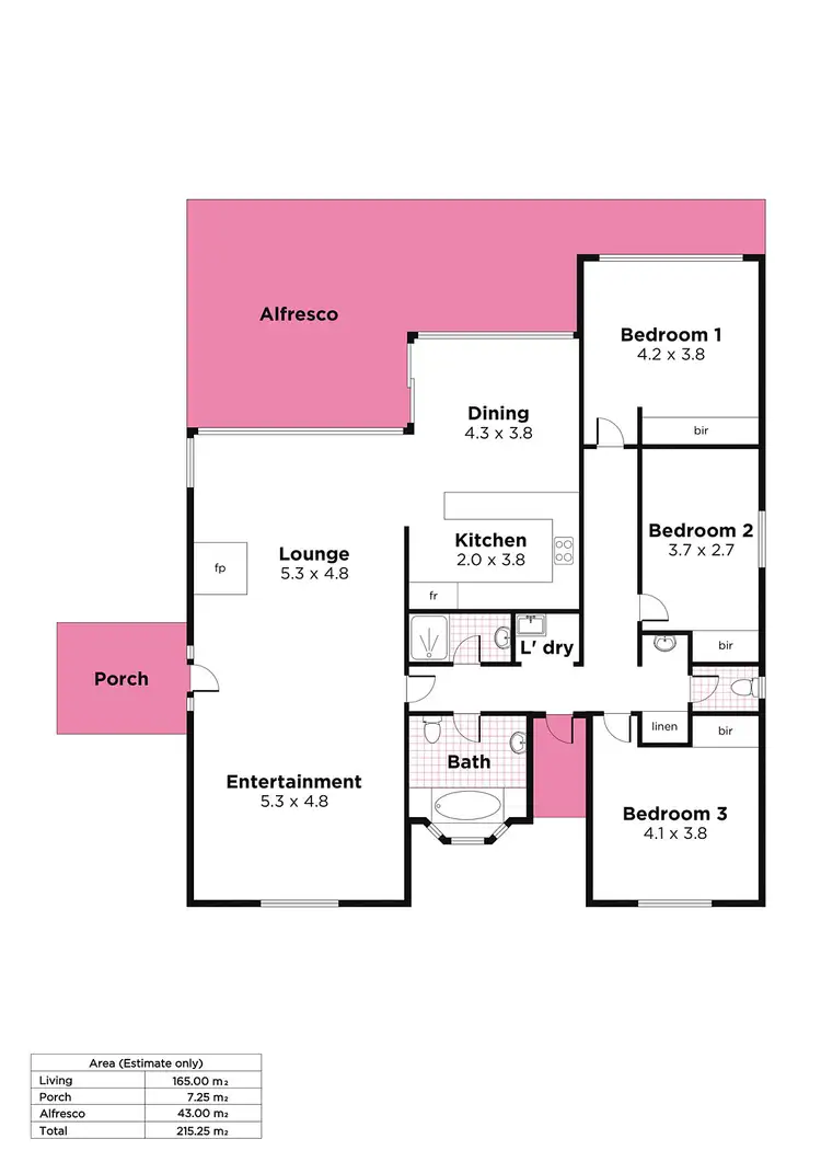 Floorplan of Homely house listing, 16 Osprey Boulevard, North Beach SA 5556