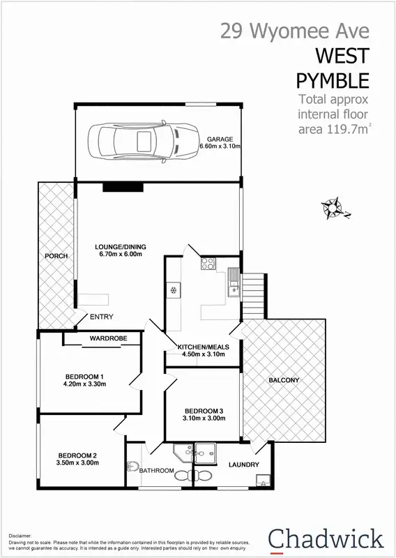 Floorplan of Homely house listing, 29 Wyomee Avenue, Pymble NSW 2073