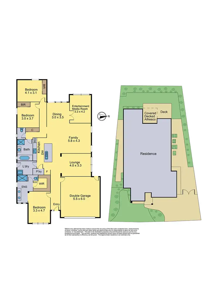 Floorplan of Homely house listing, 33 Waterway Boulevard, Doreen VIC 3754