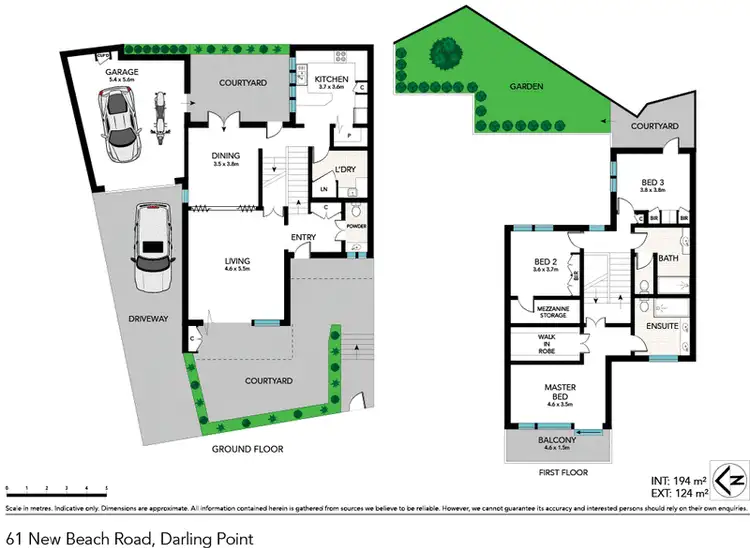 Floorplan of Homely house listing, 61 New Beach Road, Darling Point NSW 2027