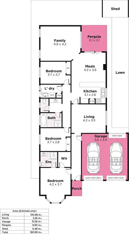 Floorplan of Homely house listing, 17 Cassia Street, Munno Para West SA 5115