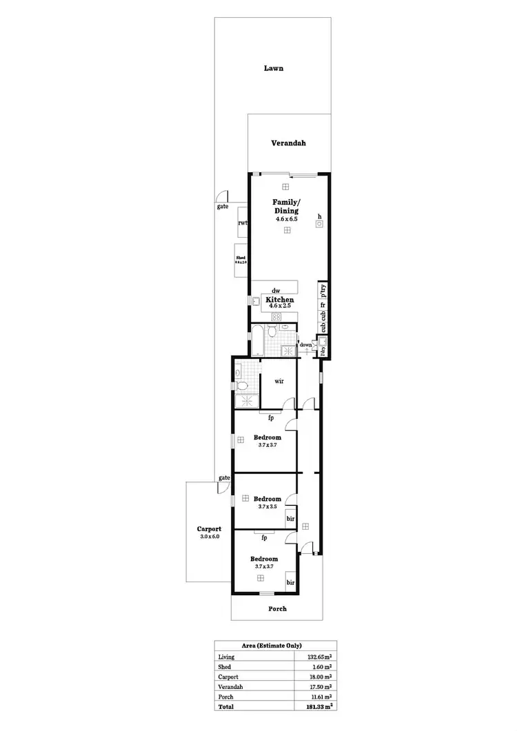 Floorplan of Homely house listing, 12 Mayfair Street, Maylands SA 5069
