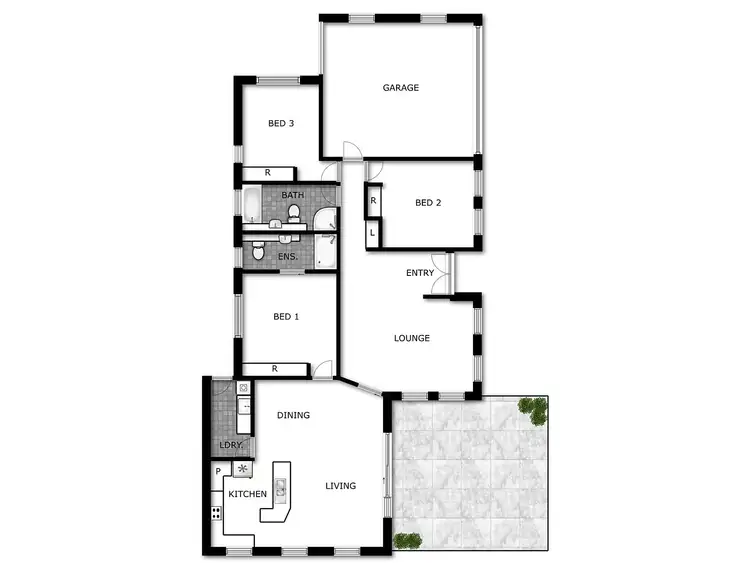 Floorplan of Homely house listing, 1 Jarrahdale Street, Fisher ACT 2611