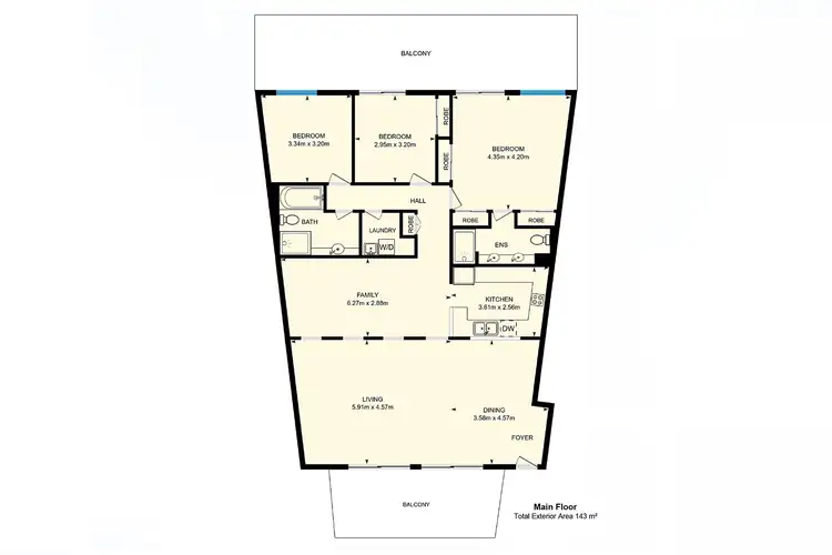 Floorplan of Homely apartment listing, 22/1 Eldridge Crescent, Garran ACT 2605