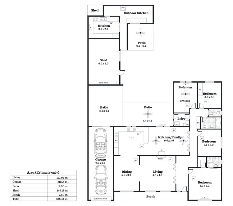 Floorplan of Homely house listing, 11 Emma Court, Hectorville SA 5073