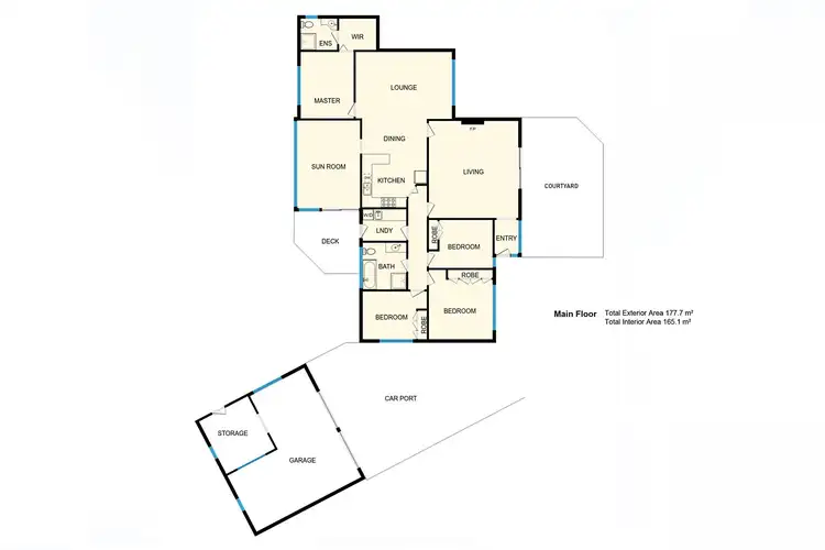 Floorplan of Homely house listing, 9 Dakin Place, Hackett ACT 2602