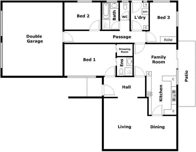 Floorplan of Homely house listing, 110 Castleton Crescent, Gowrie ACT 2904