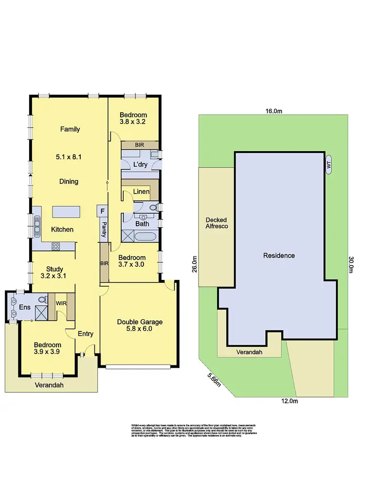 Floorplan of Homely house listing, 6 Moe Way, Mernda VIC 3754
