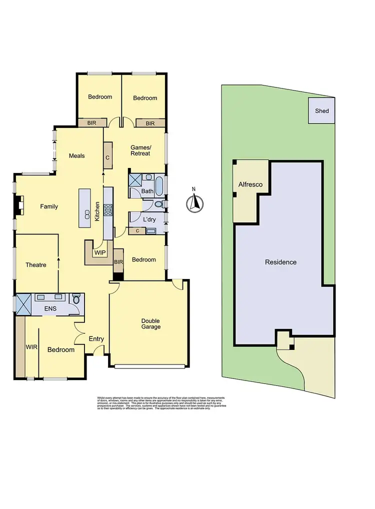 Floorplan of Homely house listing, 42 Hehr Street, Doreen VIC 3754