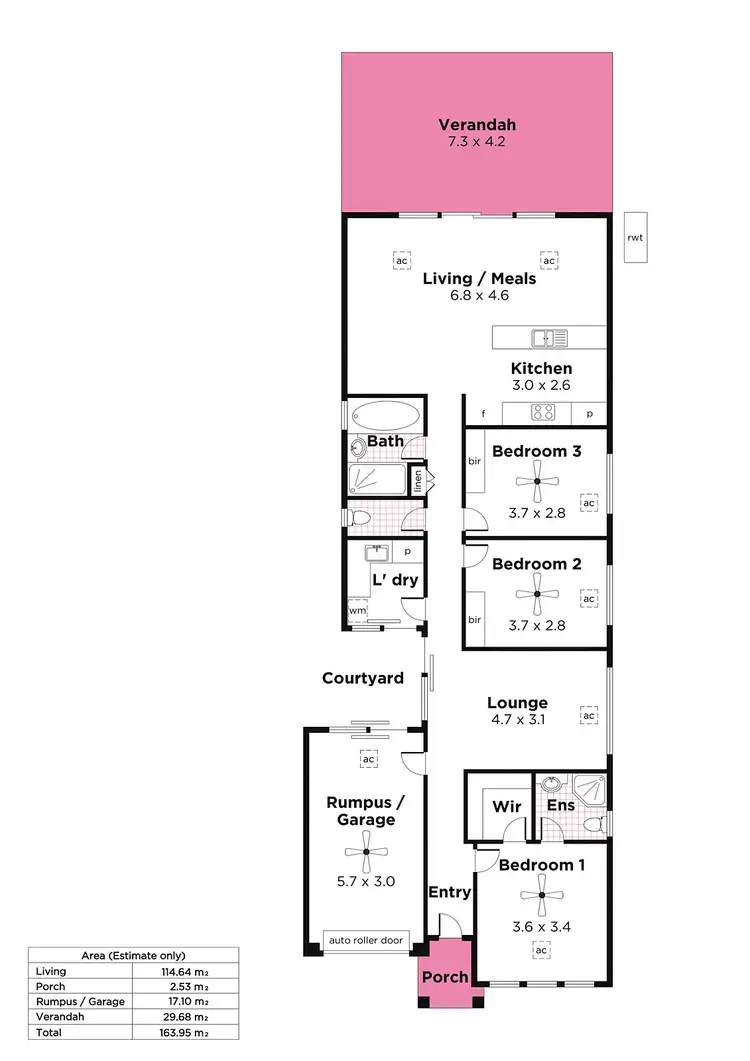 Floorplan of Homely house listing, 3a Ranelagh Street, Glengowrie SA 5044