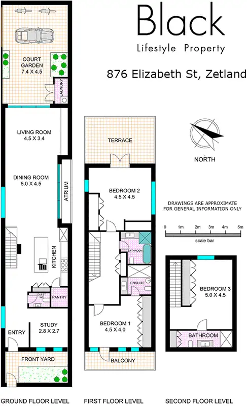 Floorplan of Homely house listing, 876 Elizabeth Street, Zetland NSW 2017