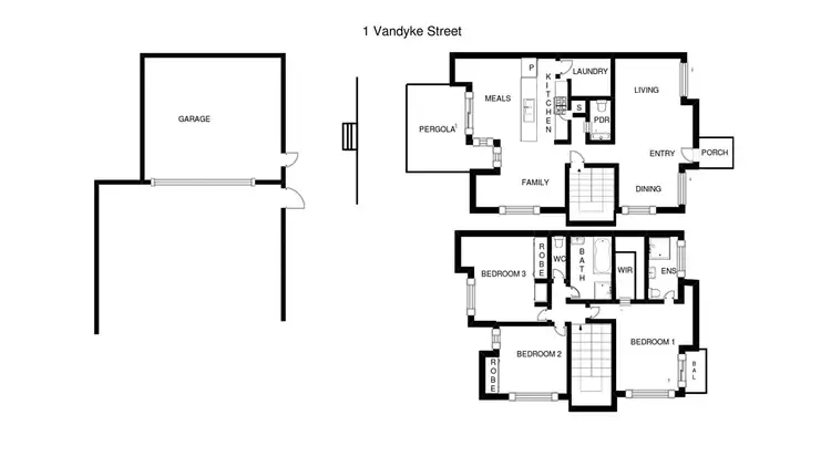 Floorplan of Homely house listing, 1 Vandyke Street, Crace ACT 2911