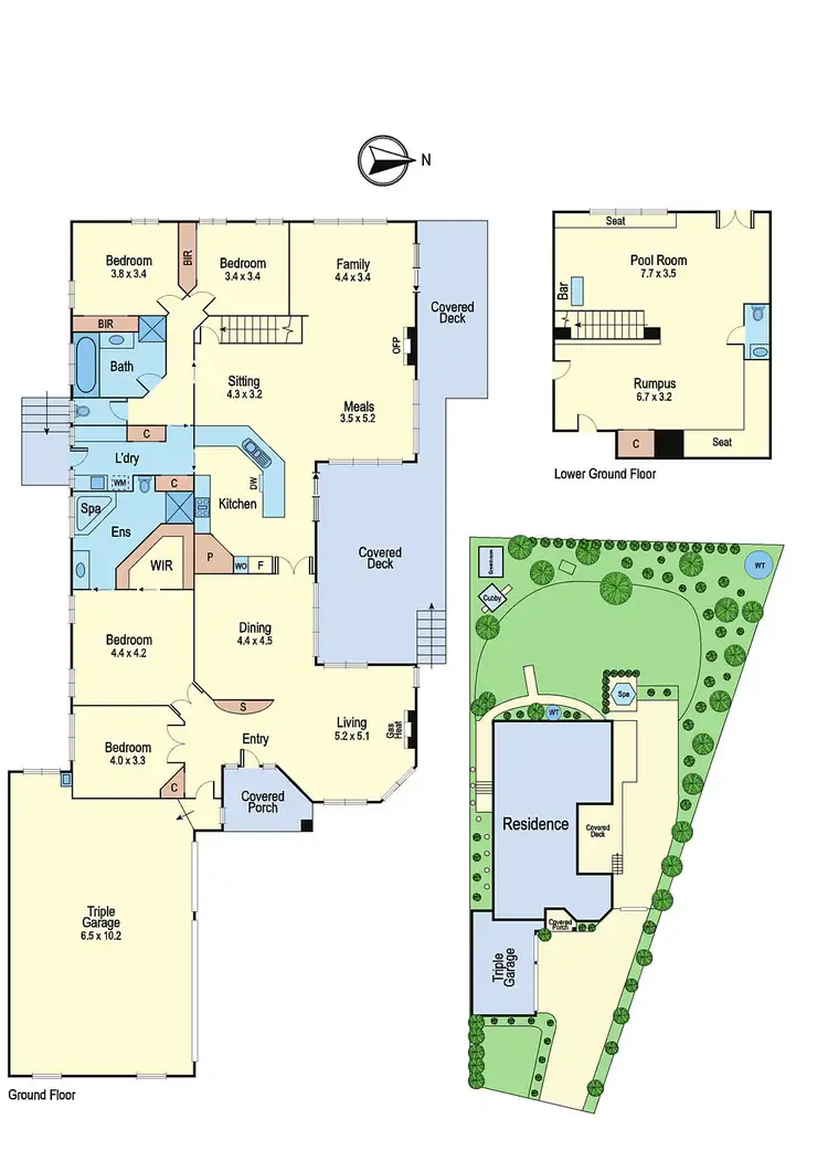 Floorplan of Homely house listing, 2 Fred McCubbin Close, Diamond Creek VIC 3089
