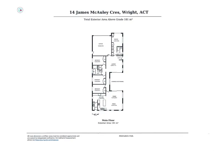 Floorplan of Homely house listing, 14 James Mcauley Crescent, Wright ACT 2611