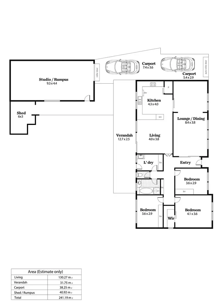 Floorplan of Homely house listing, 11 Alcheringa Drive, Rostrevor SA 5073