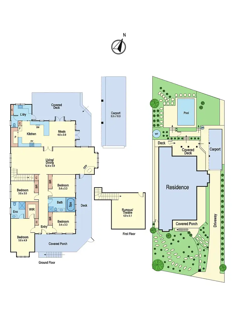 Floorplan of Homely house listing, 19 Goulburn Grove, Yallambie VIC 3085