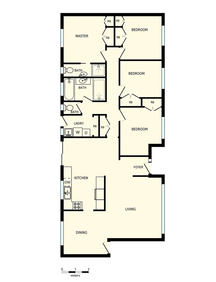 Floorplan of Homely house listing, 9 Inlander Crescent, Flynn ACT 2615