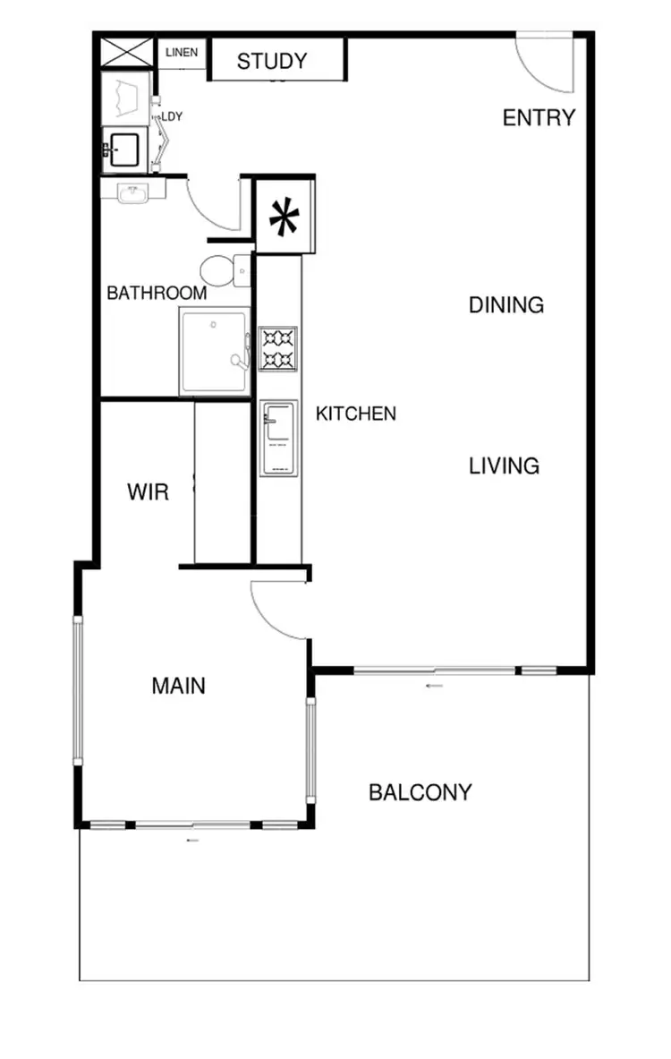 Floorplan of Homely apartment listing, 7/29 Forbes Street, Turner ACT 2612