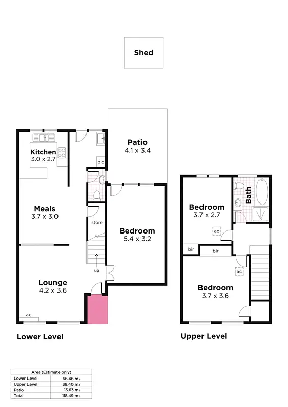 Floorplan of Homely unit listing, 4/17 Thistle Avenue, Klemzig SA 5087