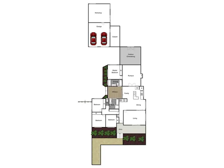 Floorplan of Homely house listing, 69 Dunstan Street, Curtin ACT 2605