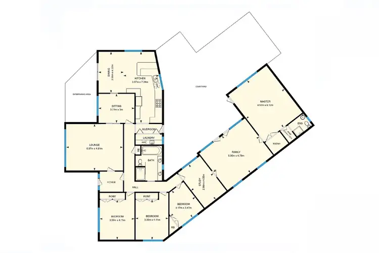 Floorplan of Homely house listing, 1 Mermaid Street, Red Hill ACT 2603