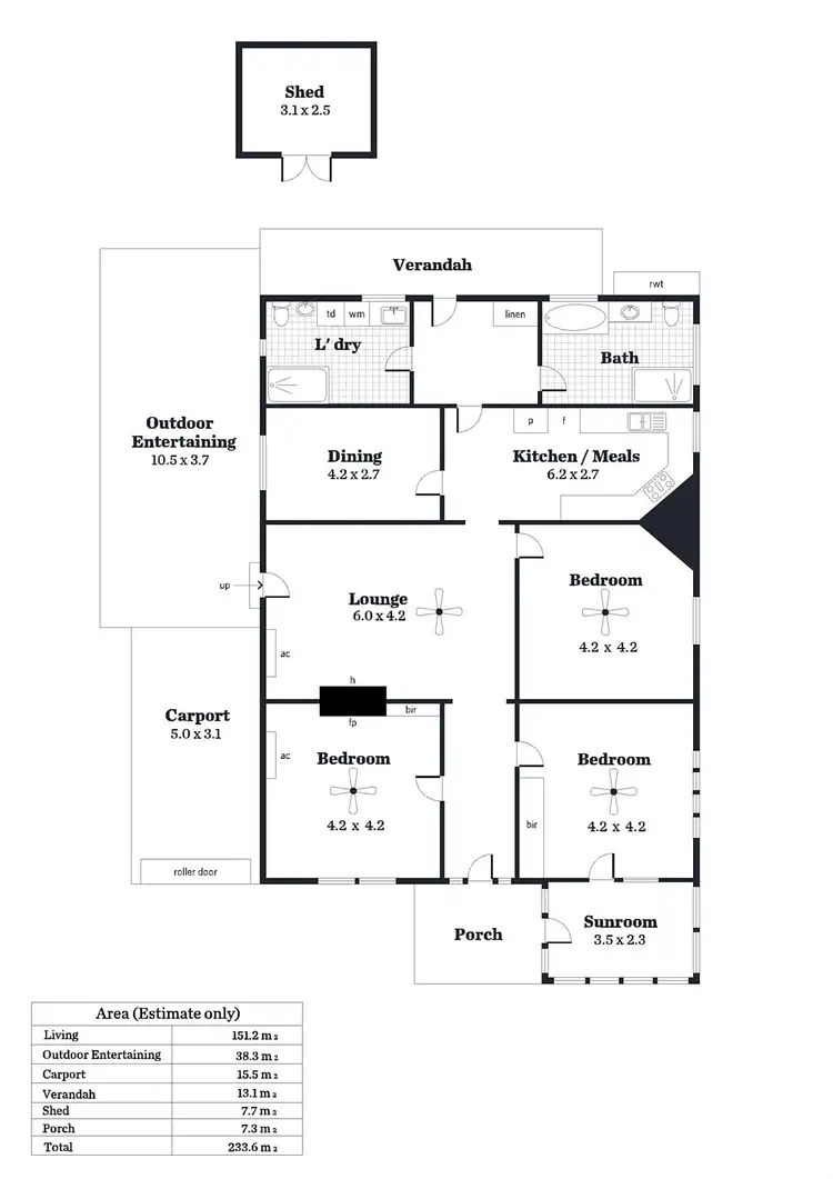 Floorplan of Homely house listing, 9 Cavendish Street, West Croydon SA 5008