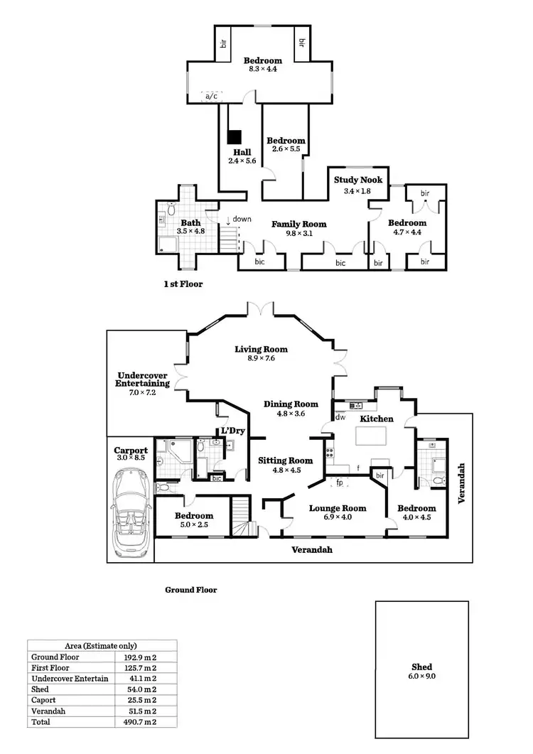 Floorplan of Homely house listing, 25 Kanyaka Road, Aldgate SA 5154