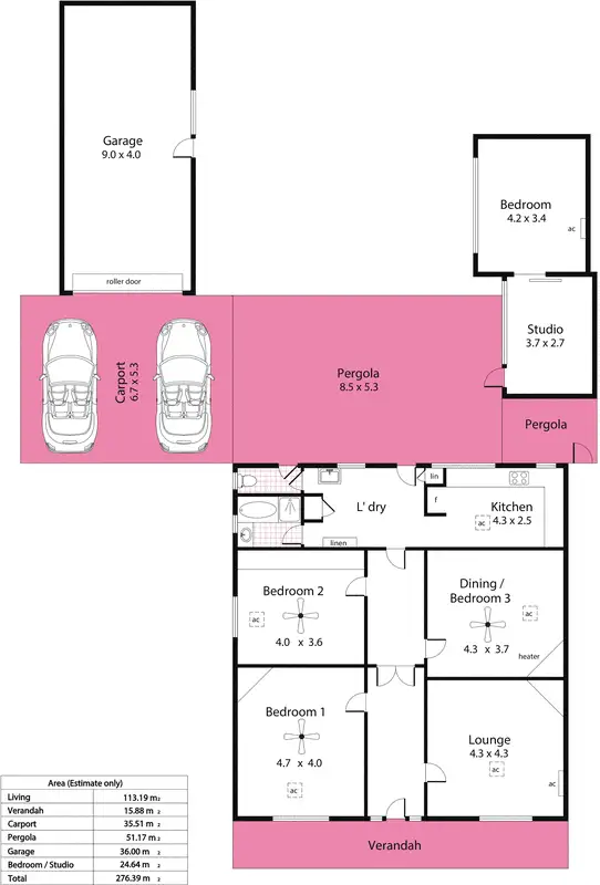 Floorplan of Homely house listing, 10 Osborn Avenue, Beulah Park SA 5067