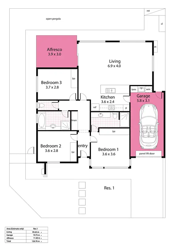 Floorplan of Homely house listing, 9 & 11 Marshall Street, Glengowrie SA 5044