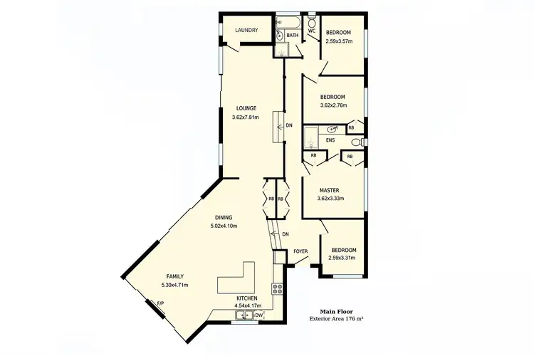 Floorplan of Homely house listing, 50 Doyle Terrace, Chapman ACT 2611