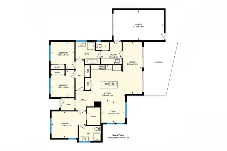 Floorplan of Homely house listing, 73B Hurley Street, Mawson ACT 2607