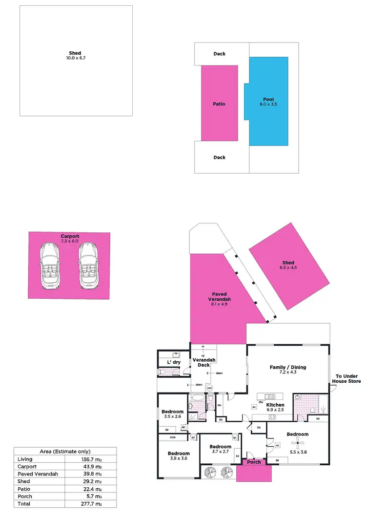 Floorplan of Homely house listing, 109 Turners Avenue, Hawthorndene SA 5051