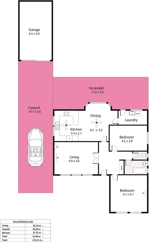 Floorplan of Homely house listing, 63 Rose Terrace, Wayville SA 5034