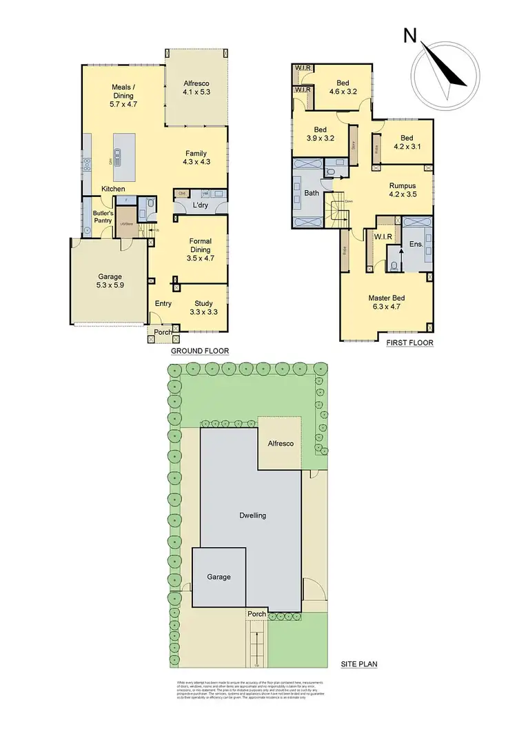 Floorplan of Homely house listing, 6 Mercury Circuit, South Morang VIC 3752