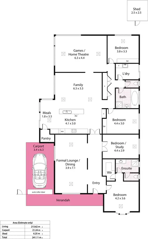 Floorplan of Homely house listing, 2a Greenham Avenue, Magill SA 5072