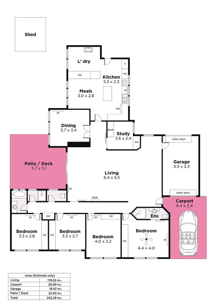 Floorplan of Homely house listing, 35 Richardson Avenue, Glenelg North SA 5045