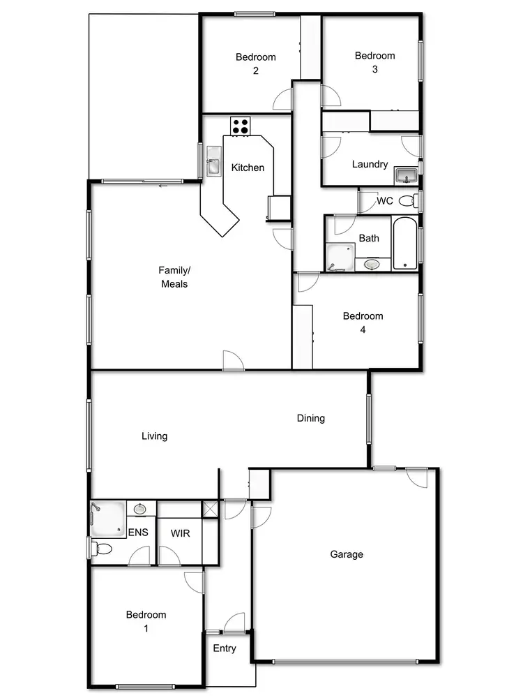 Floorplan of Homely house listing, Address available on request