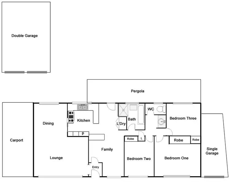 Floorplan of Homely house listing, 22 Abercorn Crescent, Isabella Plains ACT 2905