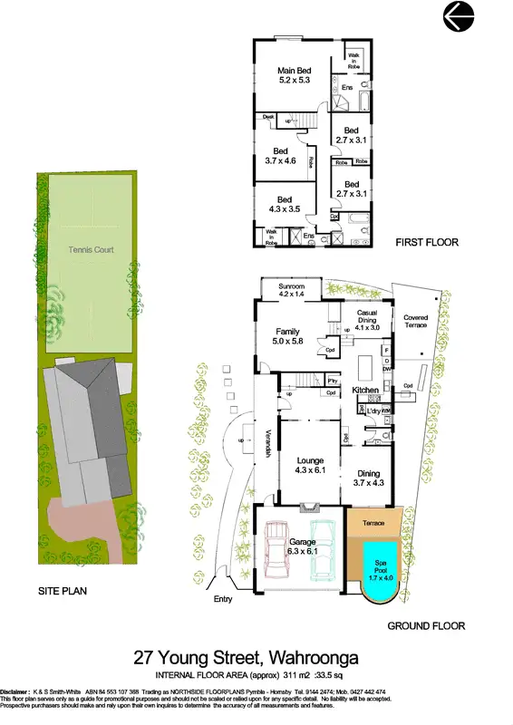 Floorplan of Homely house listing, 27 Young Street, Wahroonga NSW 2076