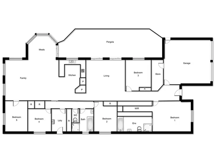 Floorplan of Homely house listing, 4 Reynolds Street, Curtin ACT 2605