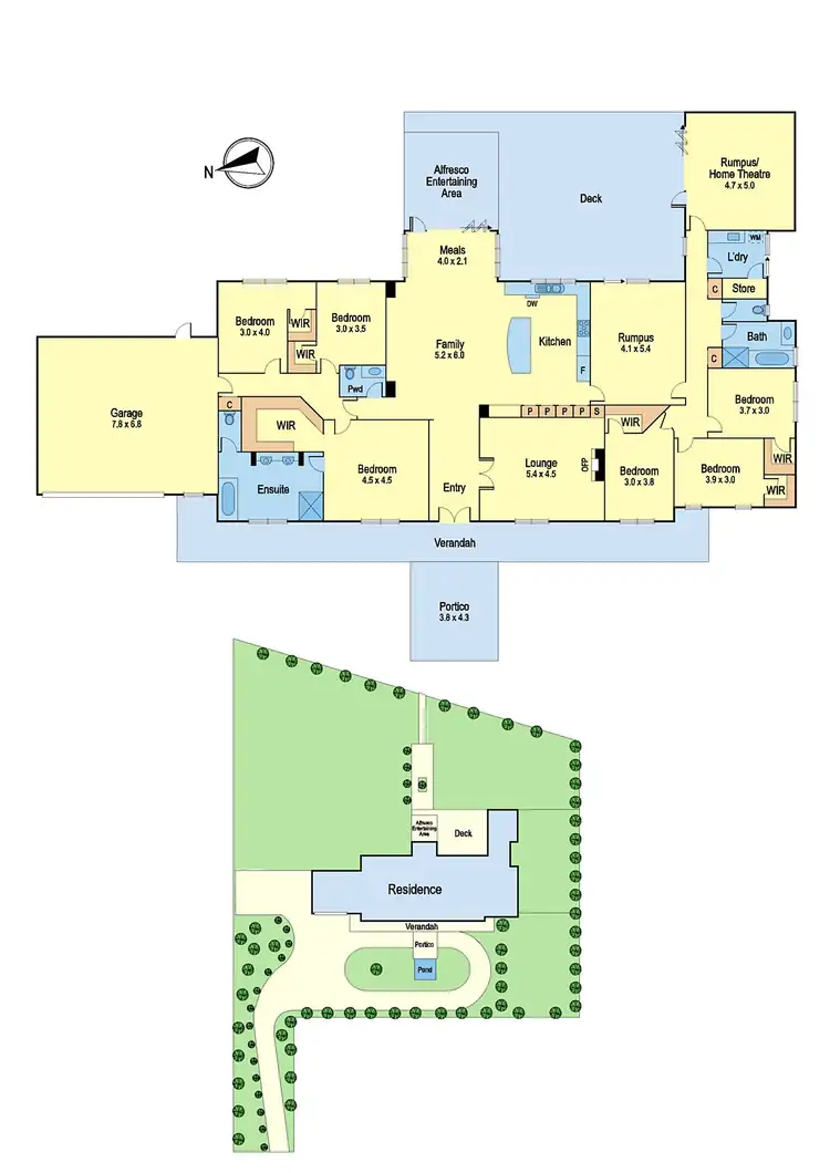 Floorplan of Homely house listing, 18 Pinehill Way, Doreen VIC 3754